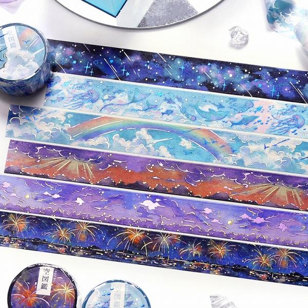 BGM Double Foil Masking Tape Sky Picture Book