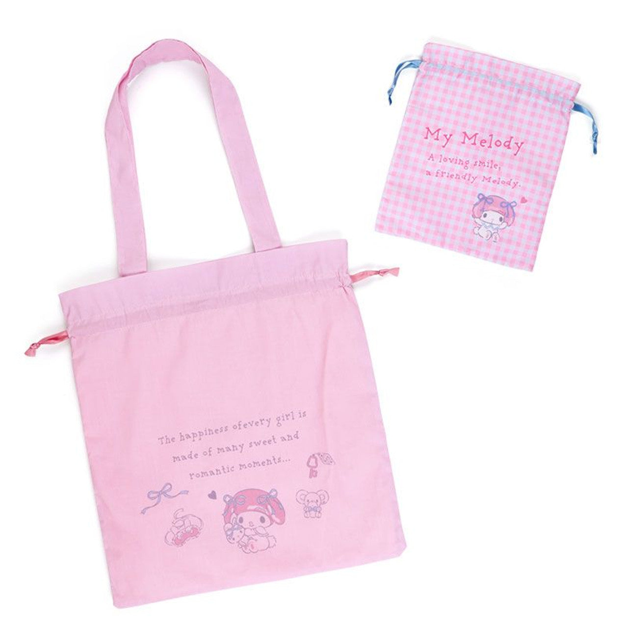 Sanrio Original - Tote Bag & Drawstring Bag Set (My Melody)