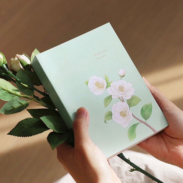Indigo - Birth Flower Daily Diary (Gray)