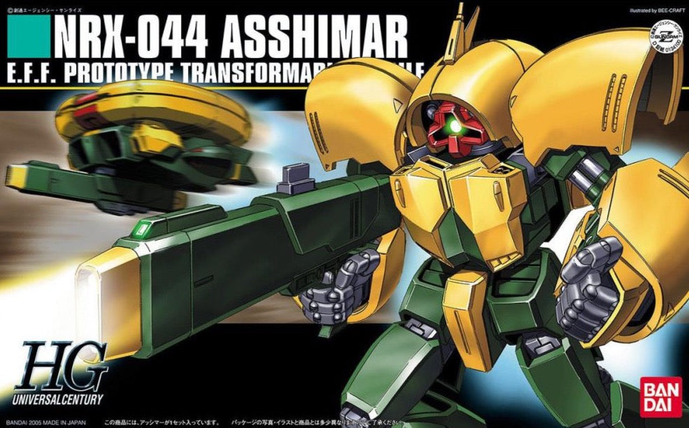 Gundam Z - HGUC #054 - Asshimar 1/144 Model Kit