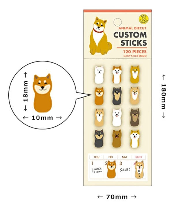 Greeting Life - Animal Diecut Custom Sticks Sticky Note