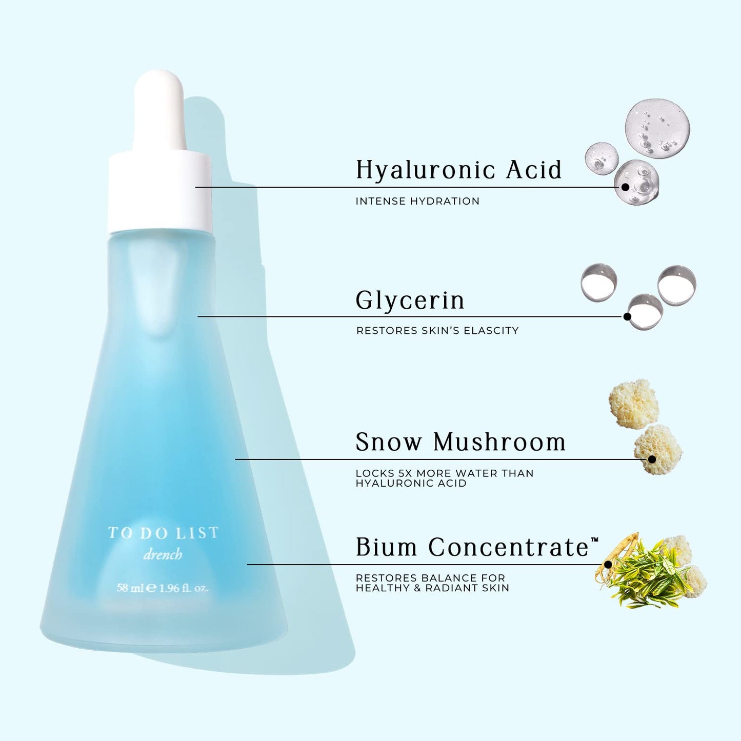 [To Do List] Face Serum Drench 58ml