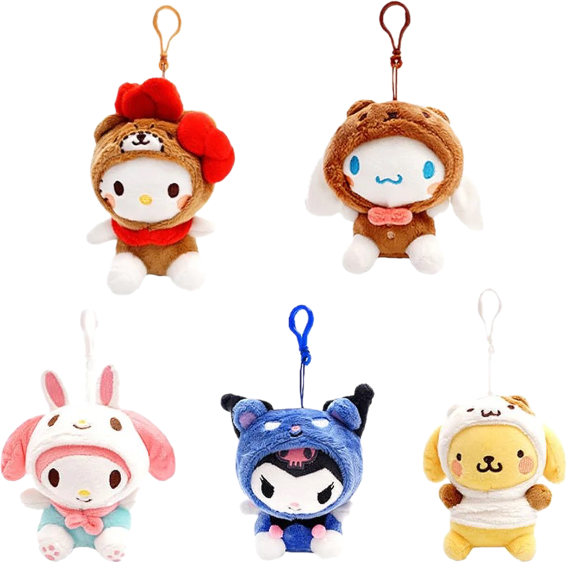 Sanrio Characters - Backpack keychain Plush