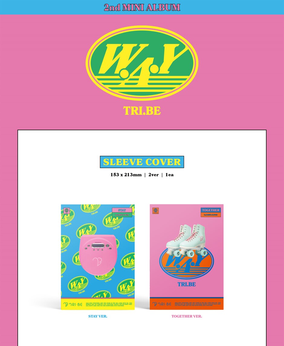 K-Pop CD TRI.BE - 2nd Mini album 'W.A.Y'