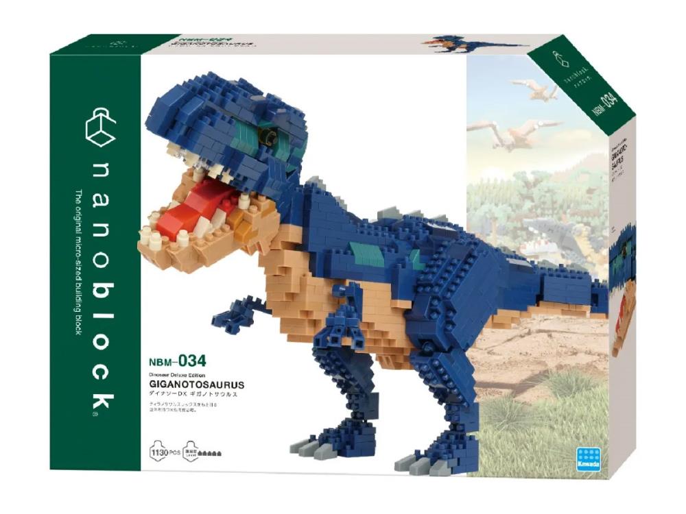 Dinosaurs - Nanoblock NBM034 - Giganotosaurus Deluxe Deluxe Edition