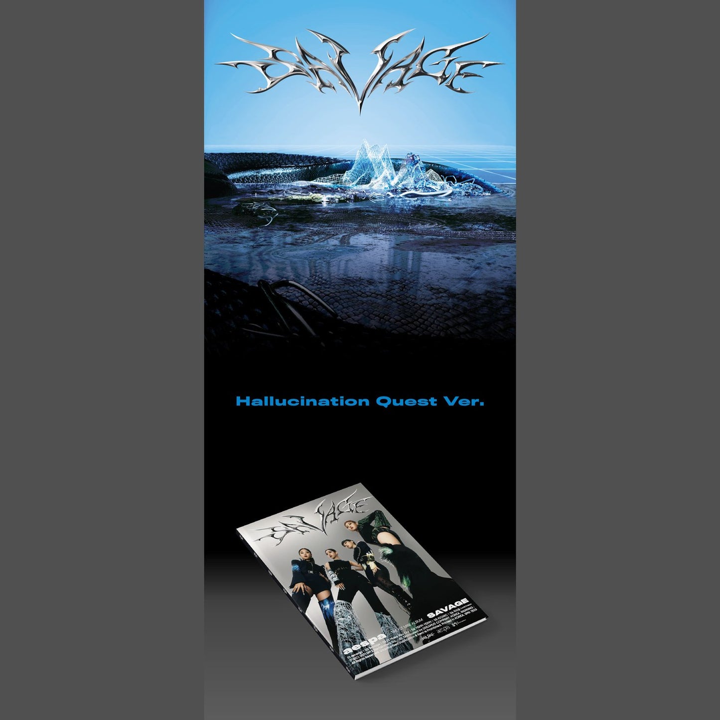 K-Pop CD Aespa - 1st Mini Photo Book Album 'Savage' Hallucination Quest Ver.