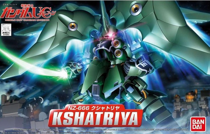 SD Hobby Gundam Unicorn Legend BB #367 Kshatriya Model Kit
