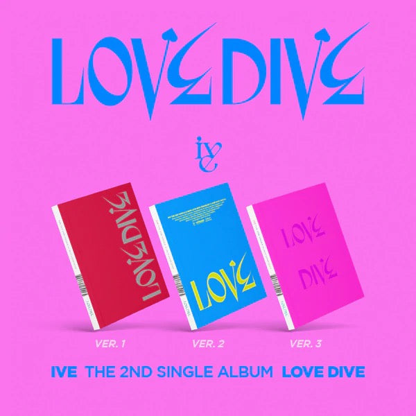 K-Pop CD IVE - 2nd Single Album 'Love Dive'