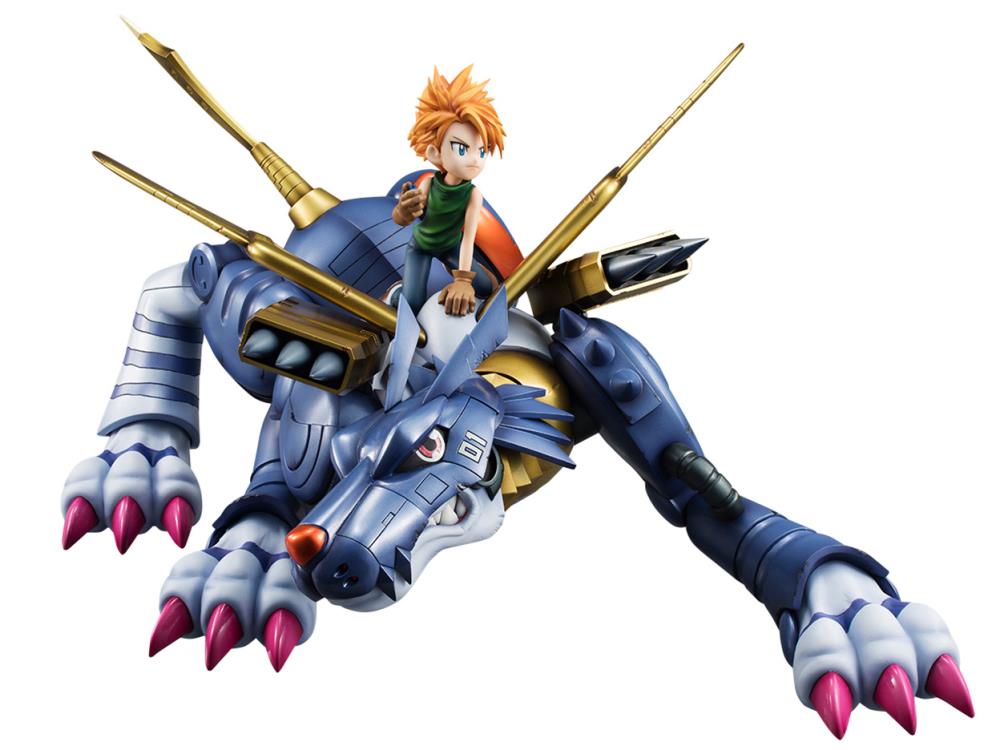 Digimon Adventure Precious G.E.M.Figure - Garurumon & Ishida Yamato (Reissue)