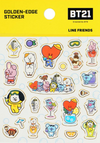 BT21 Golden Edge Sticker