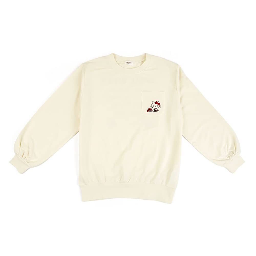 Sanrio Characters - Sweatshirt with Pocket (Hello Kitty)