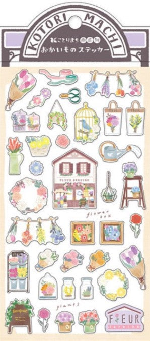 Mind Wave - Kotori Machi Sticker - Flower Shop (80708)