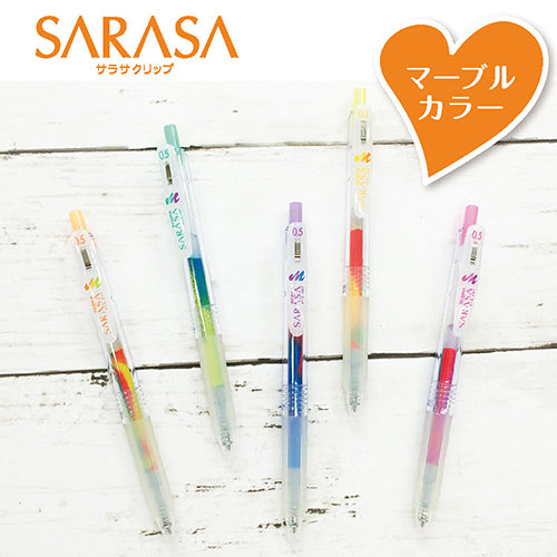 Zebra Sarasa Clip Marble Color Gel Pen 0.5mm