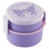 Skater - Antibacterial Round Shape Lunch Box 2 Step (Kuromi)