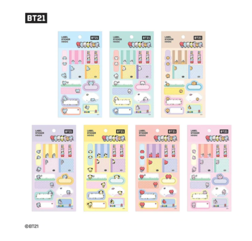 BT21 - Monopoly - Label Sticker Minini
