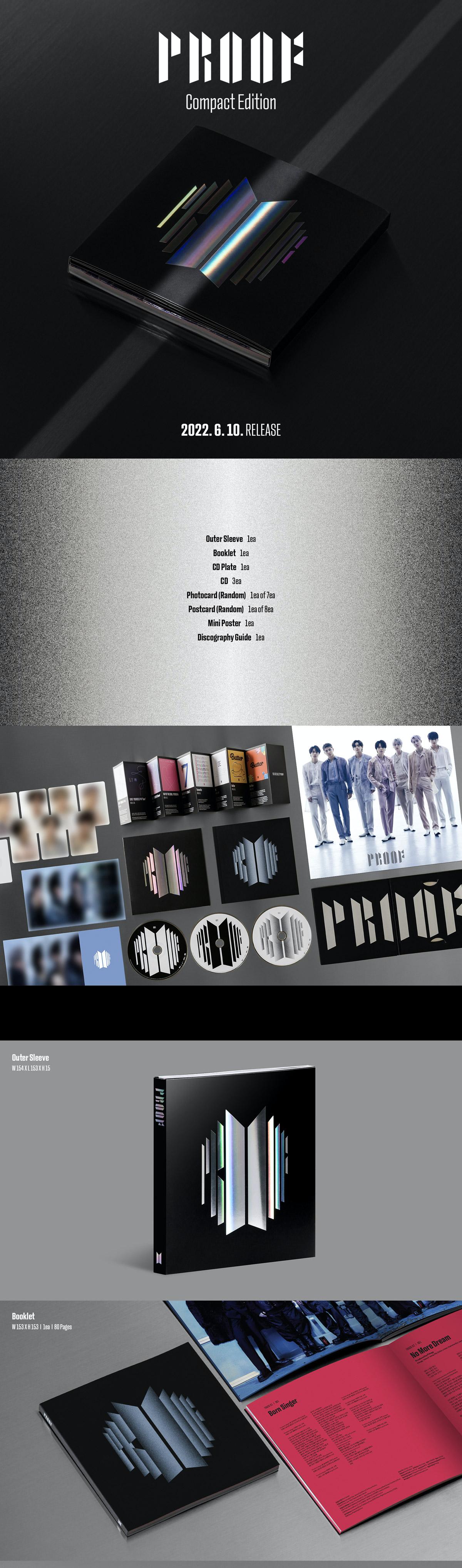 K-Pop CD BTS 'Proof' (Compact Edition)