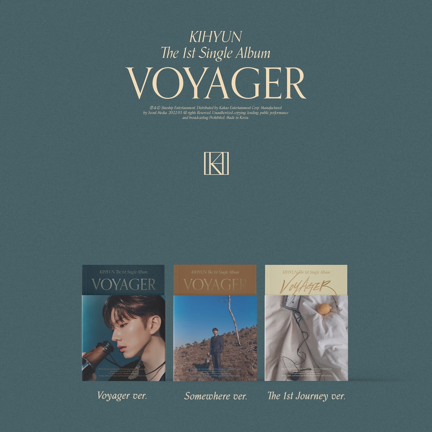 K-Pop CD Kihyun (Monsta X) - 1st Single Album 'Voyager'