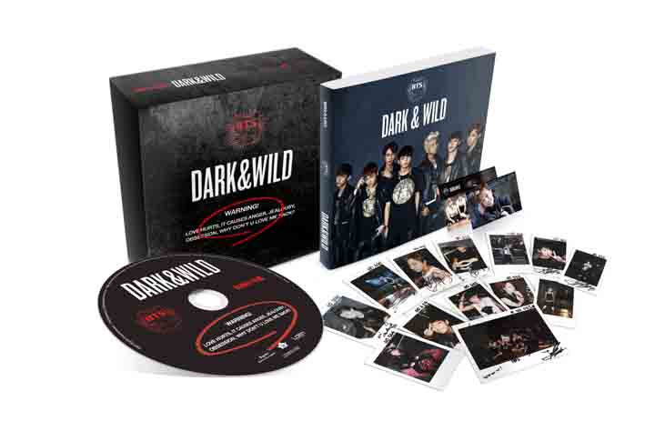 K-Pop CD BTS - 1st Full Album 'Dark & Wild'