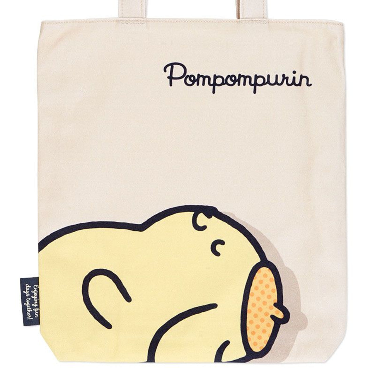 Sanrio Pompompurin Simple Canvas Tote Bag