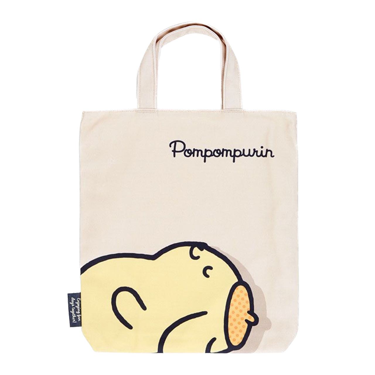 Sanrio Pompompurin Simple Canvas Tote Bag