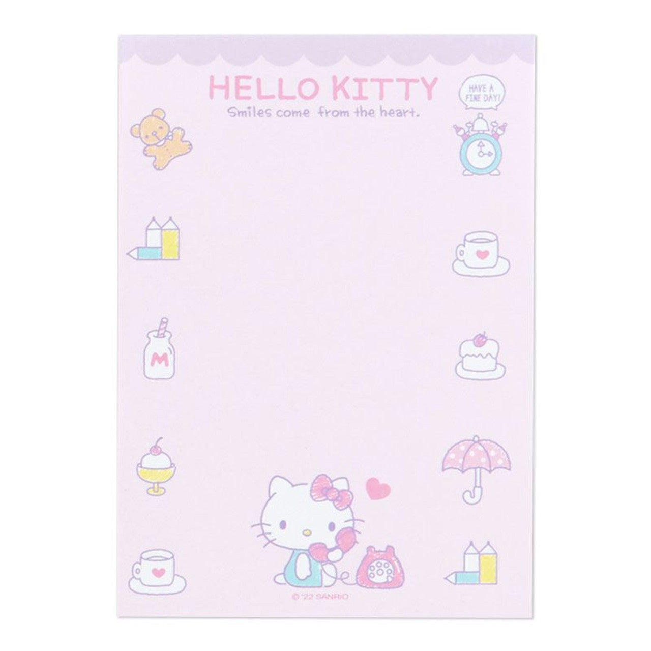 Sanrio 8 Design Memo Pad Hello Kitty (429881)