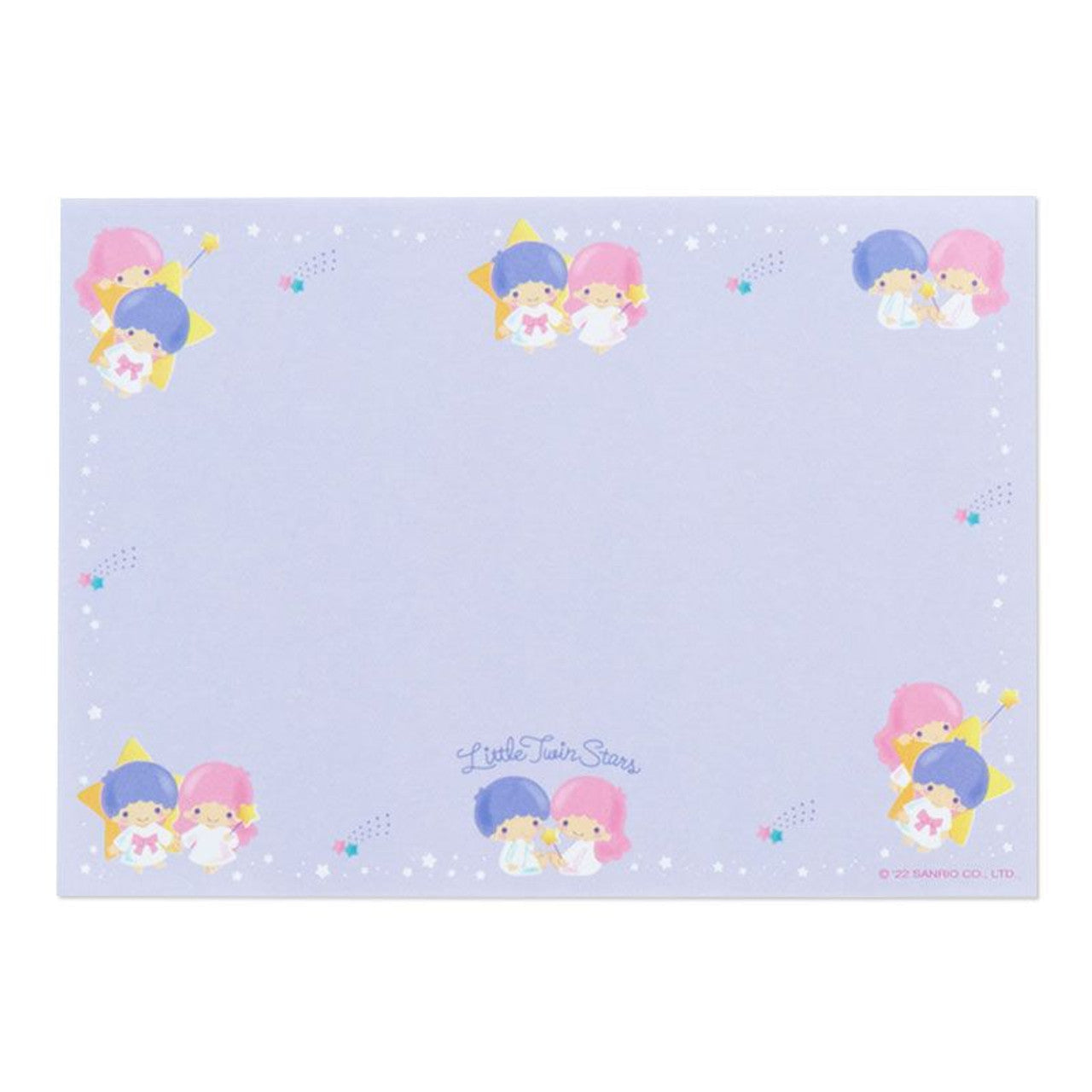 Sanrio 8 Design Memo Pad Little Twin Stars (43002-1)