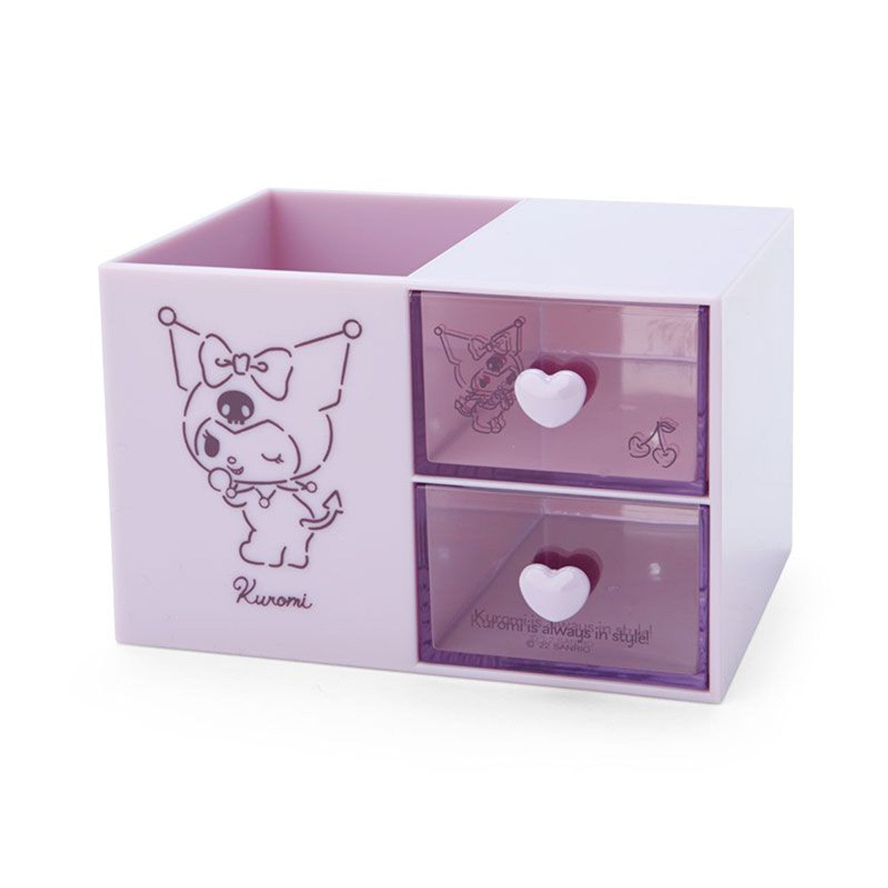 Sanrio Accessory Box with Pen Stand (Calm Color) - Kuromi (505056)