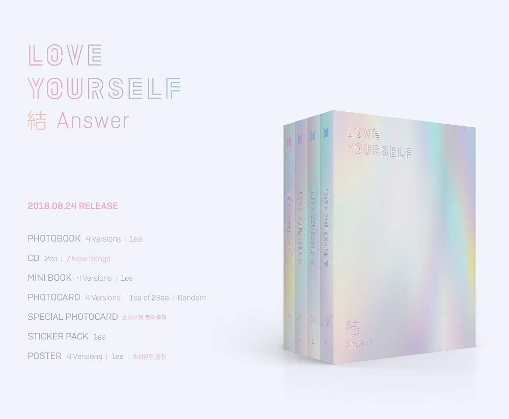 K-Pop CD BTS - Repackage Album 'Love Yourself (Answer)'