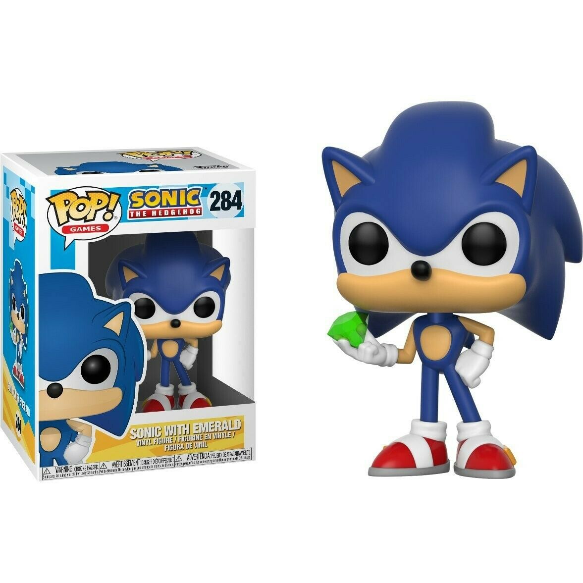 Sonic The Hedgehog - Pop! #284 - Sonic with Emerald