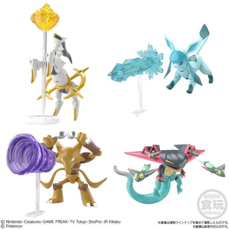 [Bundle Set] Bandai Pokemon Shodo Vol. 7 - Set of 5 Figures & Accessories