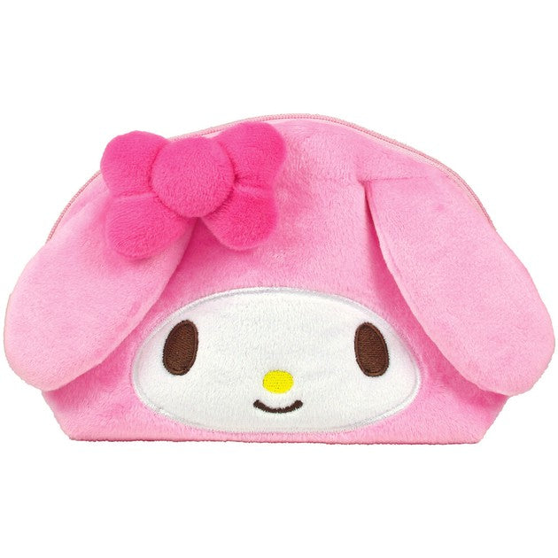 Sanrio Plush Shell Type Face Pouch - My Melody