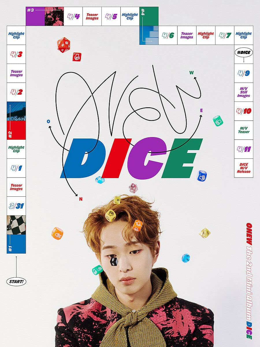 Ewon Cd K-Pop CD Onew - 2nd Mini Album 'Dice' (Photobook Ver.) – Lil ...