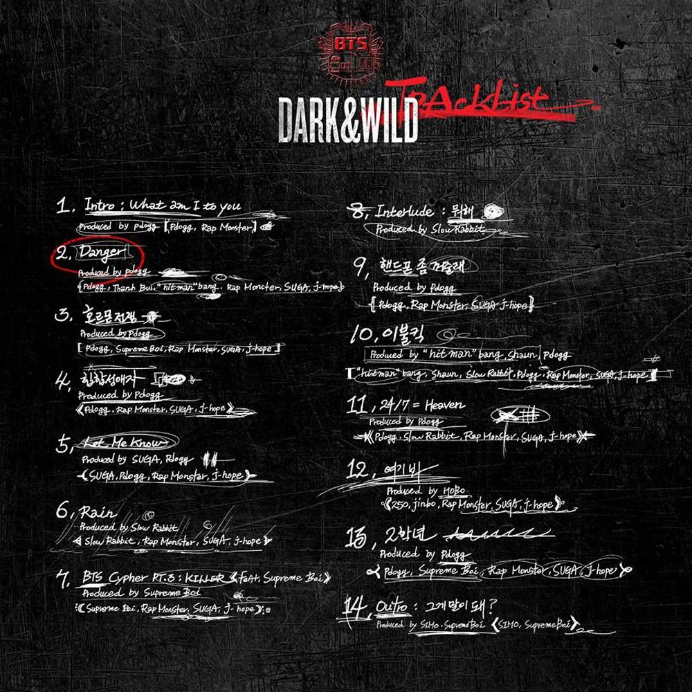 K-Pop CD BTS - 1st Full Album 'Dark & Wild'