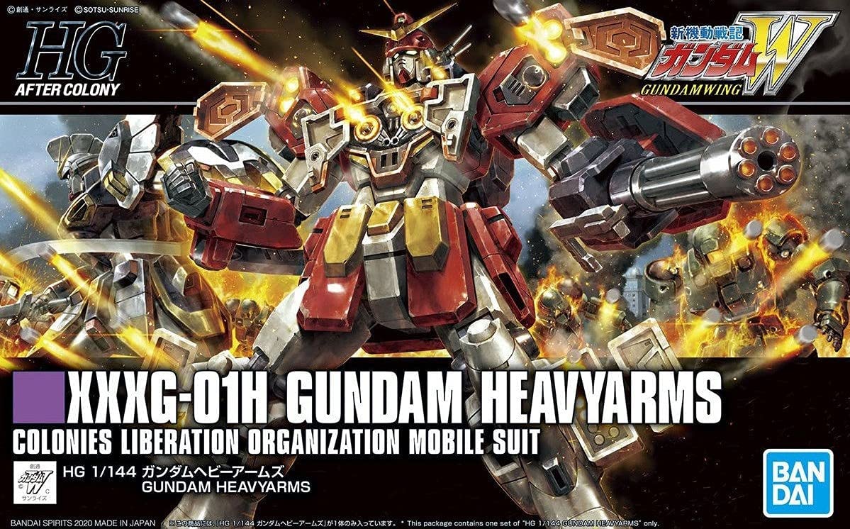 HG After Colony #236 XXXG-01H Gundam Heavyarms Model kit 1/144
