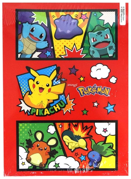 [Bundle] Fee! Box - Pokemon Notebook (Set of 4)