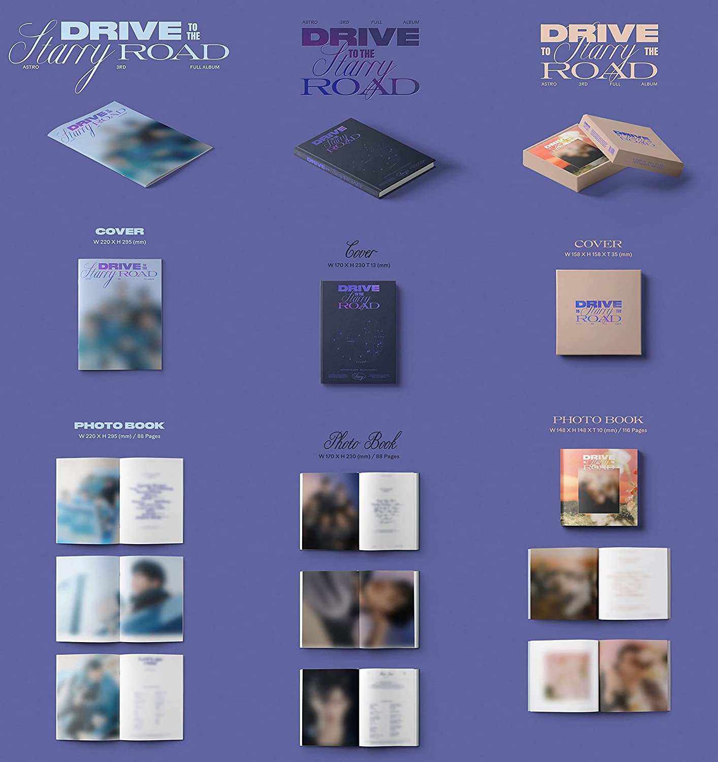 K-Pop CD Astro - 3rd Full Album 'Drive to the Starry Road'
