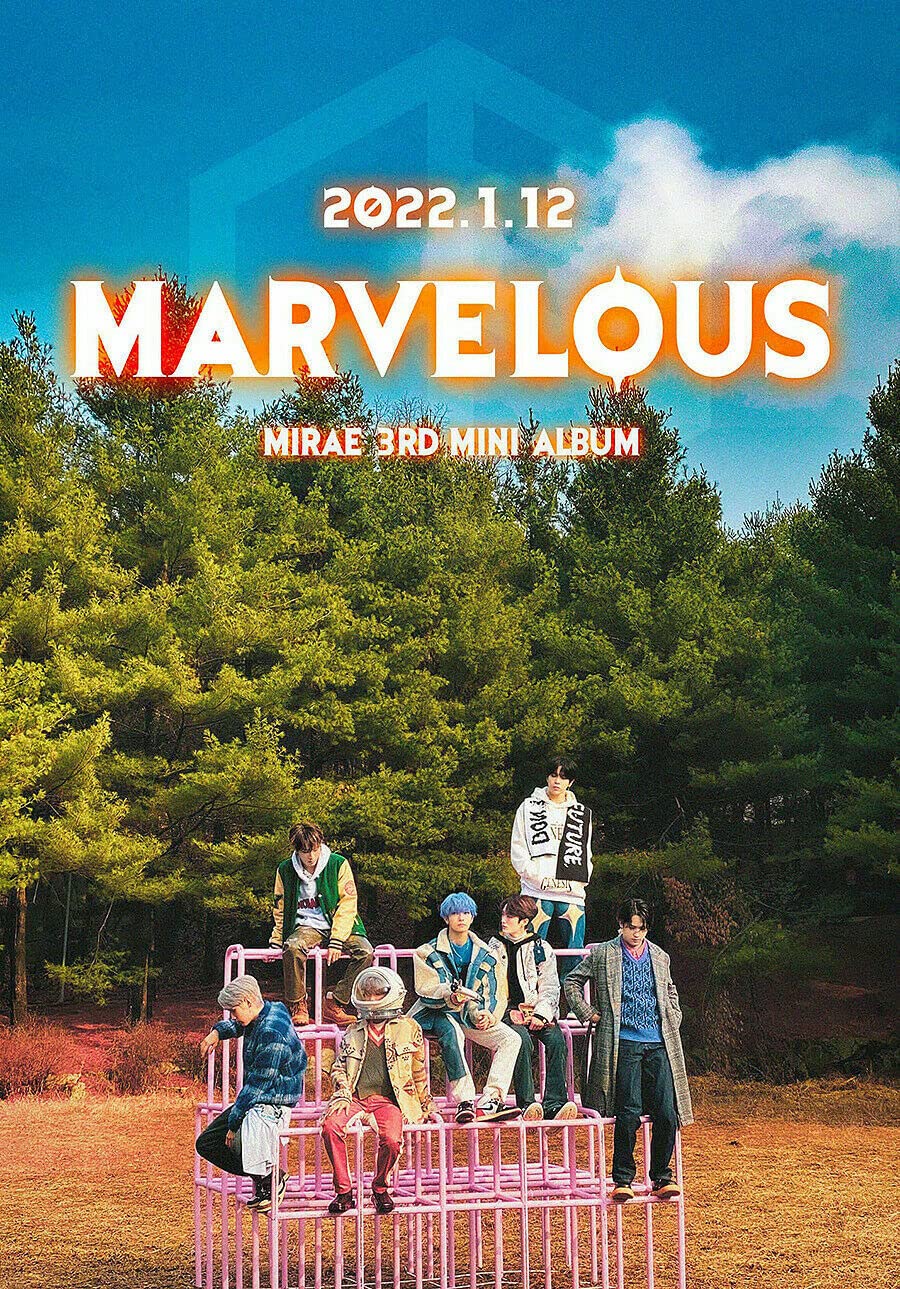 K-Pop CD Mirae - 3rd Mini Album 'Marvelous'