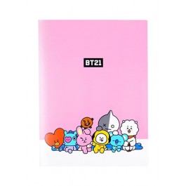 BT21 Pink File Folder with 20 sheets Protectors