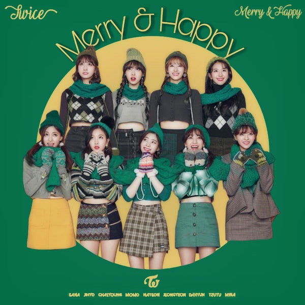 K-Pop CD Twice - The 1st Album Repackage 'Merry and Happy'
