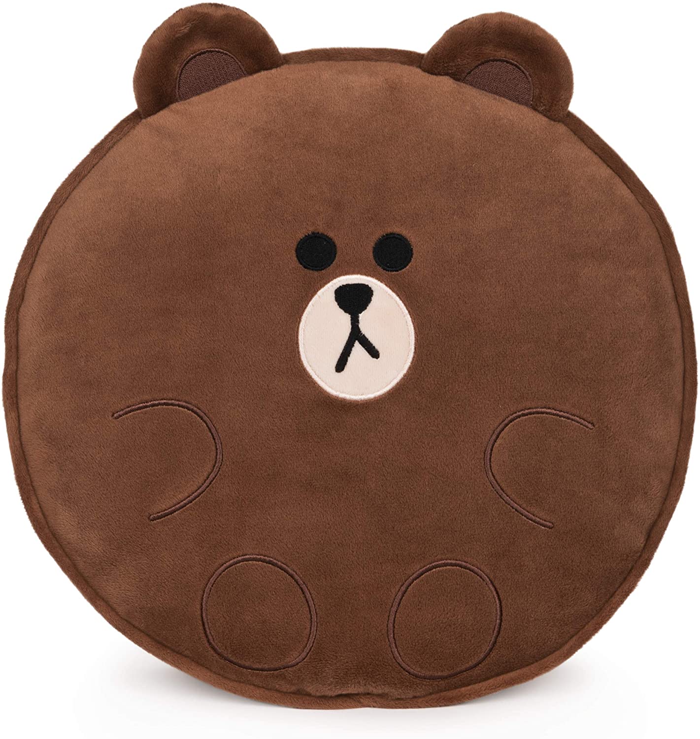 Gund Line Friends Brown Bear Pillow 12"
