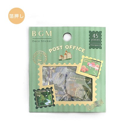 BGM Deco Sticker - Post Office (Green)