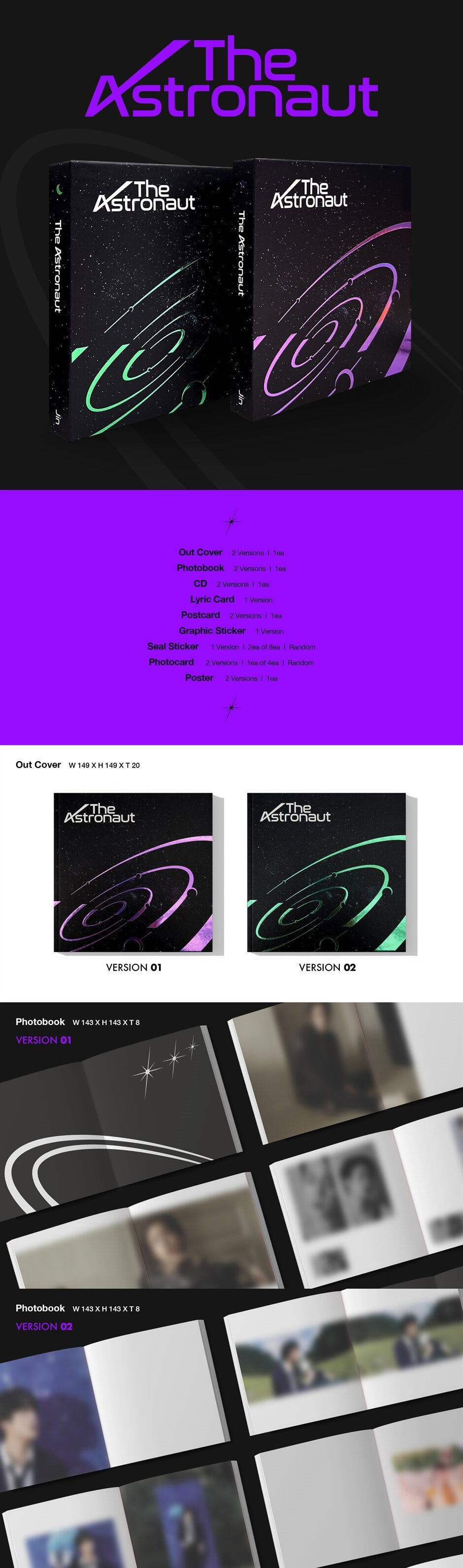 K-Pop CD Jin (BTS) 'The Astronaut'