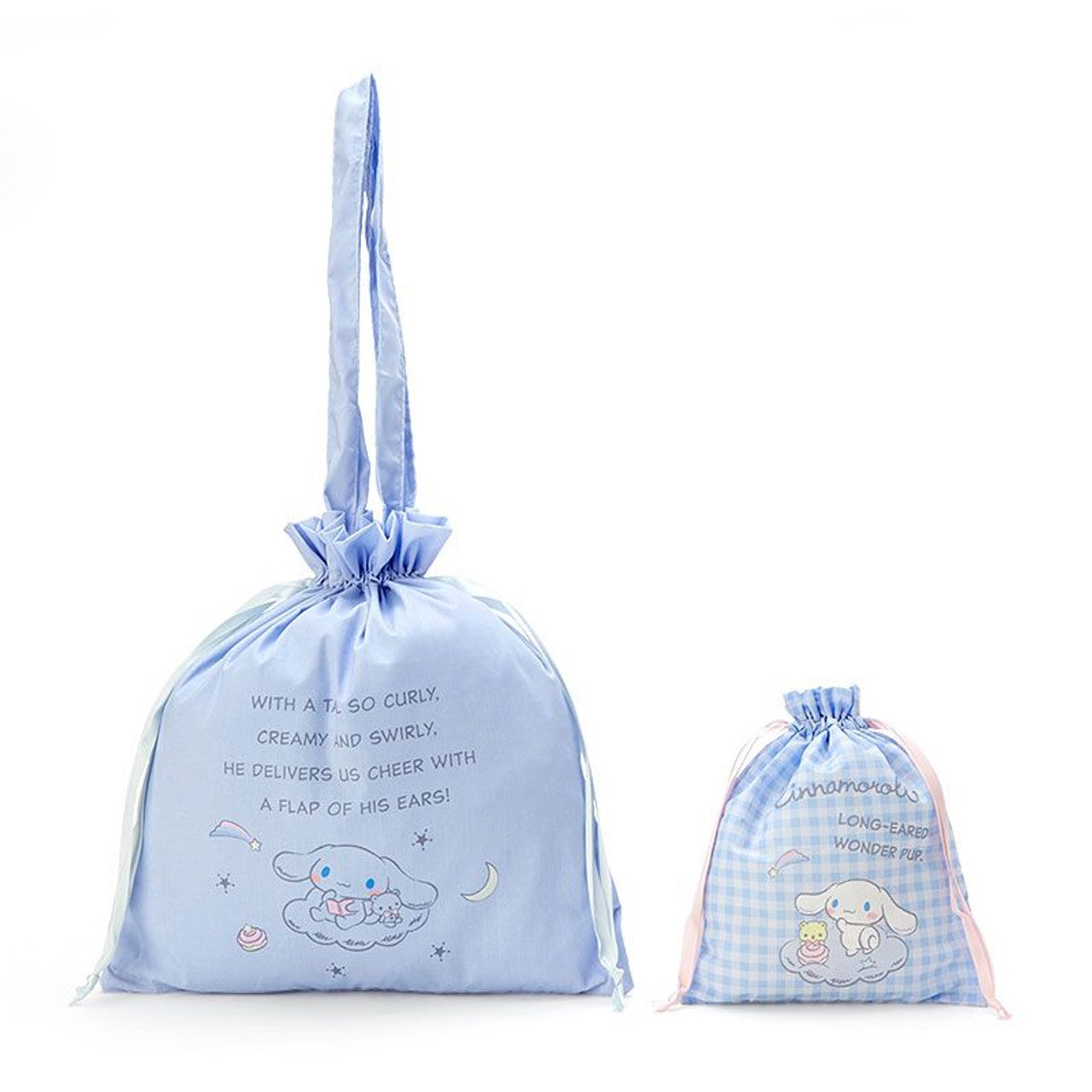 Sanrio Original - Tote Bag & Drawstring Bag Set (Cinnamoroll)