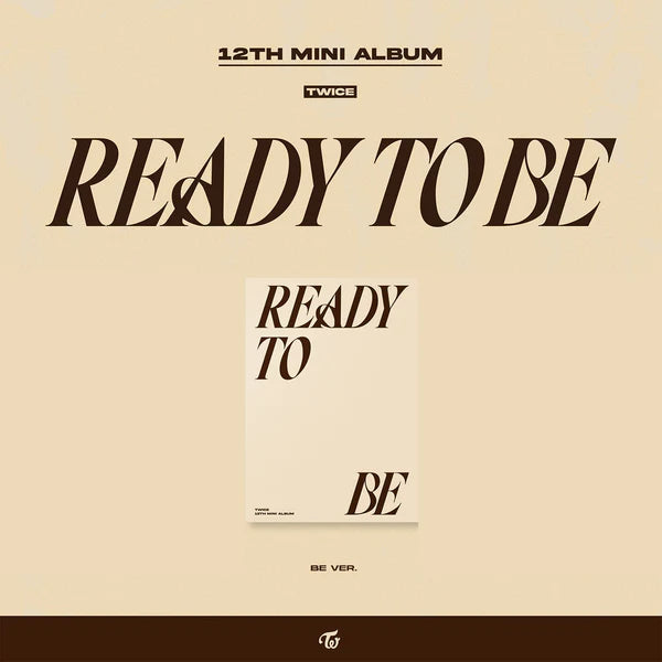 K-Pop CD Twice - 12th Mini Album 'Ready To Be'