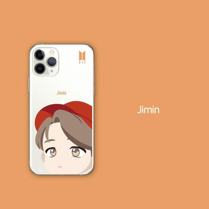 BTS Motion Face Clear Soft Case - iPhone Xs/X