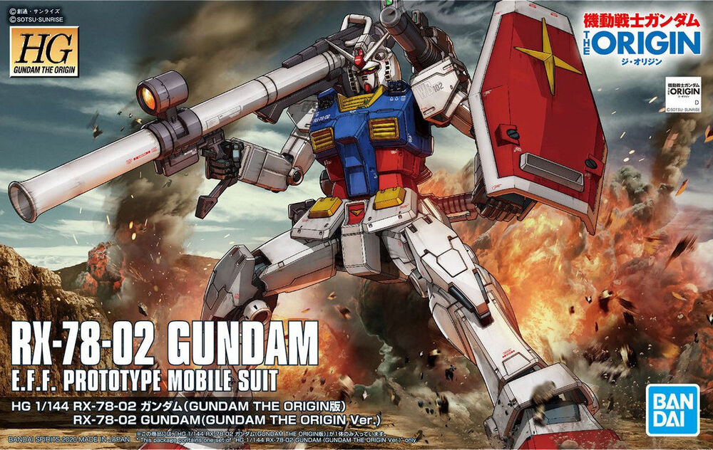 HG The Origin #26 Rx-78-02 Gundam