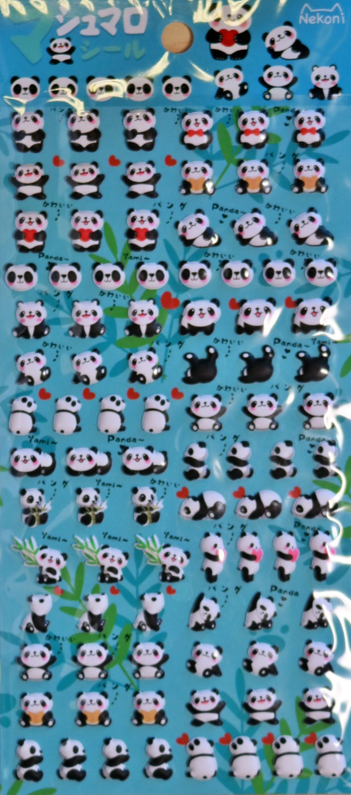 Nekoni Panda Stickers 85549