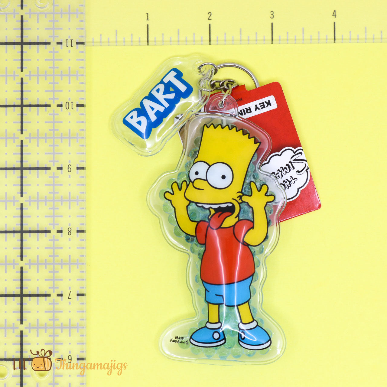 The Simpsons Gel Beads Keychain