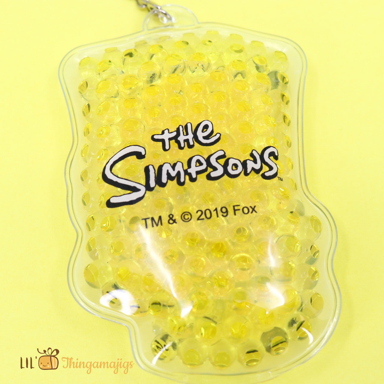 The Simpsons Gel Beads Keychain