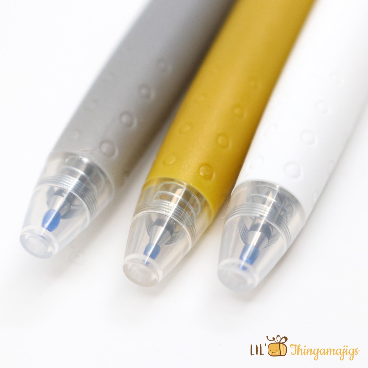  Pilot Juice Gel Ink Pen-0.5 mm-White, 3 pens per Pack